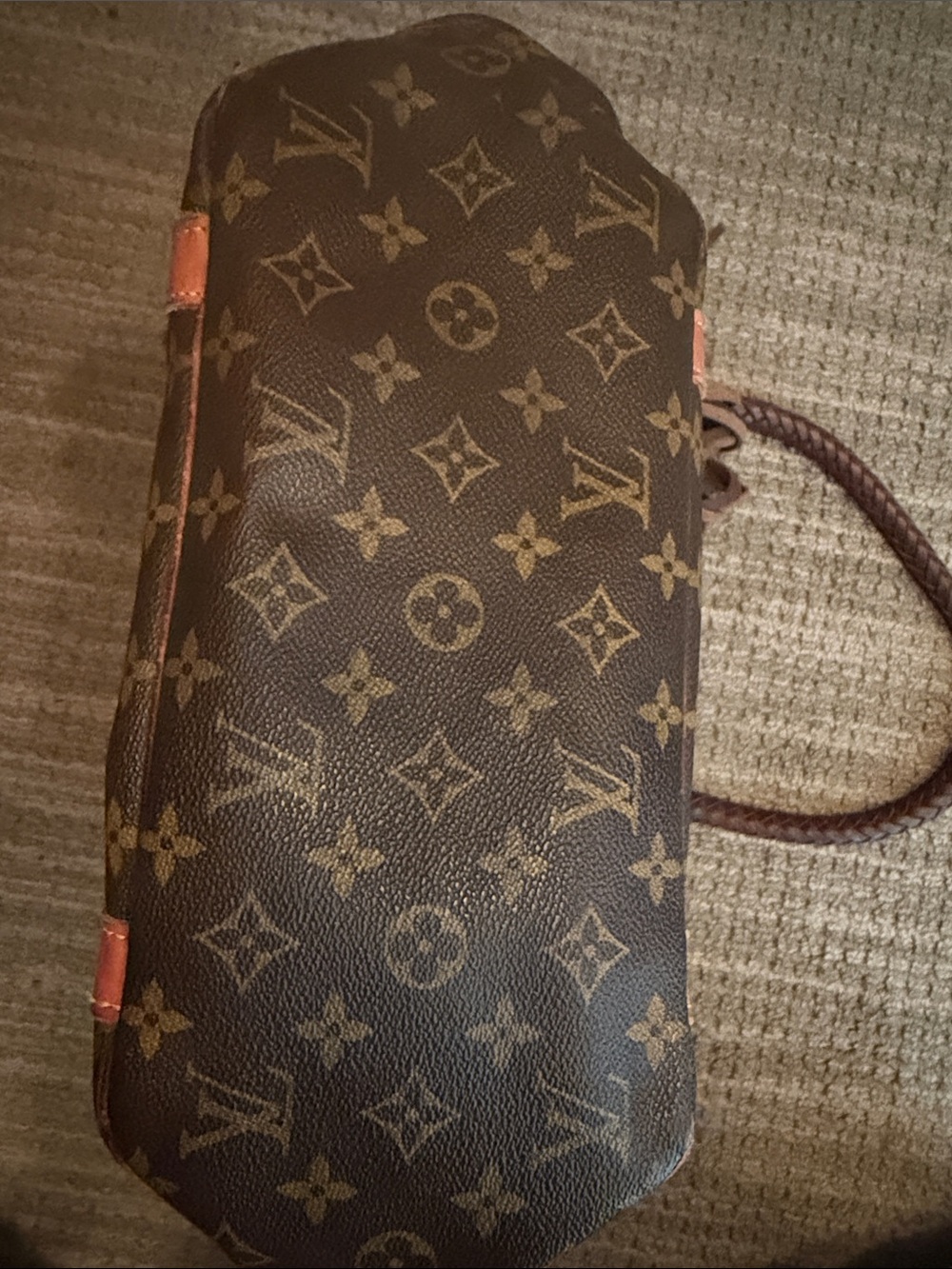 Louis Vuitton Brown Monogram Tassel Tote - Vintage Boho Bags - Picture 5 of 6